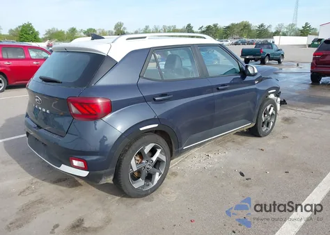 2021 Hyundai Venue Denim из США, поврежденный, VIN KMHRC8A37MU092272